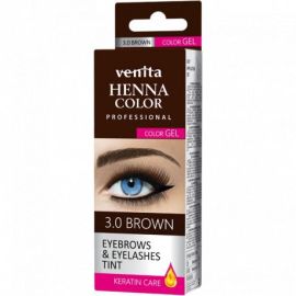Henna Venita Color Gél na obočie & riasy 3.0 Hnedá 15g