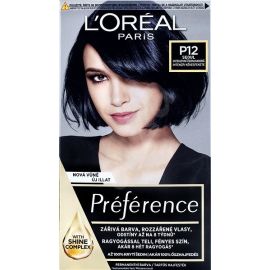 Loréal Preference P12 Čiernomodrá farba na vlasy