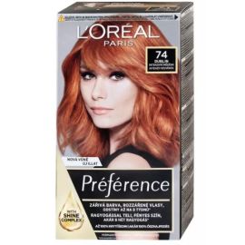 Loréal Préférence 74 Dublin intenzívna medená farba na vlasy