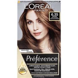Loréal Préférence 6.35 svetlá gaštanová farba na vlasy