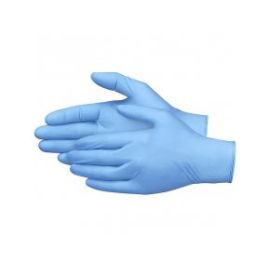 Rukavice hygienické 100ks Nitril M nepudrované modré