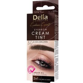Delia farba na obočie krémová 3.0 dark brown 15ml