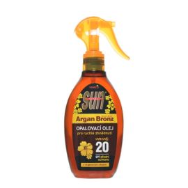 Vivaco Sun Vital Argan Bronz opaľovací olej pre rýchle zhnednutie SPF20 200ml