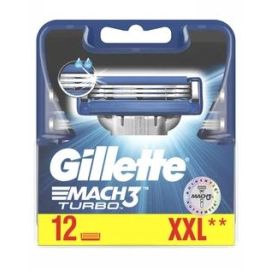 Gillette Mach3 Turbo náhradné hlavice 12ks