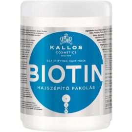 Kallos Hair Mask Biotin maska na slabé, lámavé vlasy 1000ml