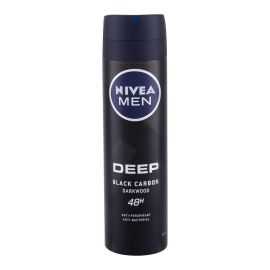 Nivea Men Deep Black Carbon Darkwood anti-perspirant sprej 150ml 80027