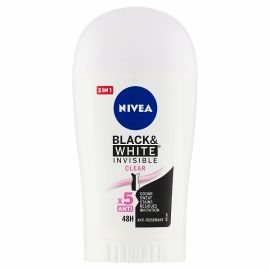 Nivea Black & White Clear 48H anti-perspirant stick 40ml 82236