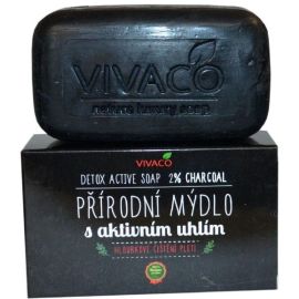 Vivaco prírodne mydlo s aktívnym uhlím 100g