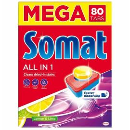 Somat MEGA All in1 Lemon & Lime 80ks tablety do umývačky riadu
