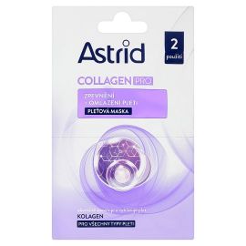Astrid Collagen PRO pleťová maska spevňujúca a omladzujúca 2x8ml
