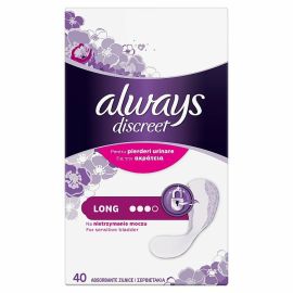Always Discreet Intim Long Inkontinenčné hygienické vložky 40ks