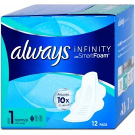 Always 1 Infinity Absorbs 10x Normal hygienické vložky 12ks