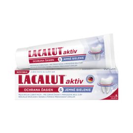 Lacalut Aktiv Ochrana Ďasien & Jemné bielenie zubná pasta 75ml