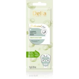 Delia Botanical Flow čistiaca pleťová maska so zelenou hlinou 10g  2879