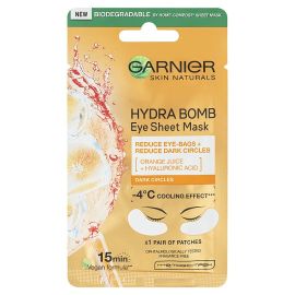 Garnier Skin Naturals Hydra Bomb povzbudzujúca očná maska 6g