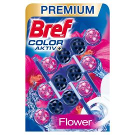 Bref Color Aktiv Flower Fresh WC blok 3x50g