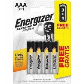 Energizer alkalická batéria mikrotužka AAA 3+1gratis