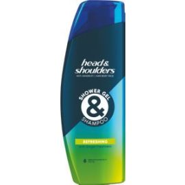 Head & Shoulders Men Refreshing sprchový gél & šampón na vlasy 270ml
