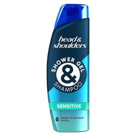 Head & Shoulders Men Sensitive sprchový gél & šampón na vlasy 270ml