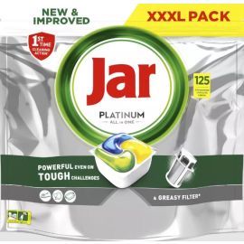 Jar Platinum ALL IN ONE Lemon tablety do umývačky riadu 125ks
