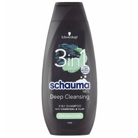 Schauma Men Deep Cleasing 3in1 hĺbkovo čistiaci šampón na vlasy 400ml