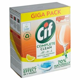 Cif Eco Complete Clean Lemon 70% Narurally 102ks tablety do umývačky riadu