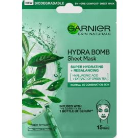 Garnier Skin Naturals Green Tea textilná pleťová maska 28g