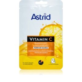 Astrid Vitamín C textilná Energizujúca a rozjasňujúca maska na tvár 20ml