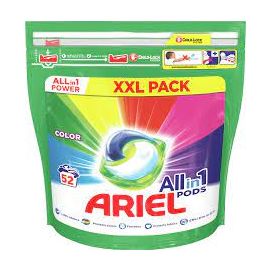 Ariel All in1 Power 52 praní Color kapsule na pranie