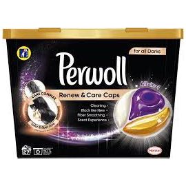 Perwoll Renew & Care Caps Dark kapsule na pranie 27ks