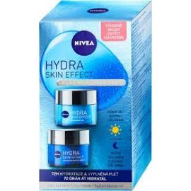 Nivea Hydra Skin Effect Pure Hyaluron DUO denný, nočný gél na tvár 50ml 93360