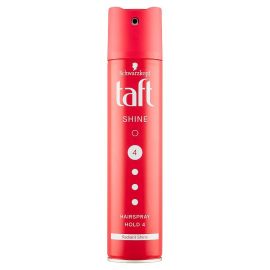 Taft Shine 4 lak na vlasy pre žiarivý lesk s Ultra silnou fixáciou 250ml