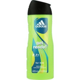Adidas Men Get Ready 2v1 pánsky sprchový gél 400ml