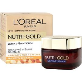 Loreal Nutri Gold Manukový med, Calcium B5 Extra výživný nočný krém 50ml
