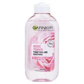 Garnier Skin Naturals Rose Toner zjemňujúca pleťová voda pre suchú pleť 200ml