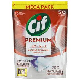 Cif Premium All in 1 Regular 50ks tablety do umývačky riadu