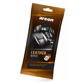 Areon Car Leather čistiace vlhčené utierky na kožu 25ks