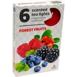 Admit Forest Fruit čajové vonné sviečky 6ks