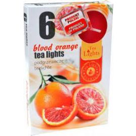 Admit Blood Orange čajové vonné sviečky 6ks