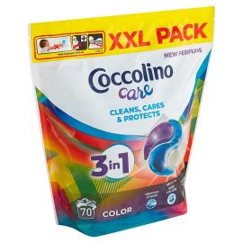 Coccolino Care 3v1 70 praní Color kapsule na pranie