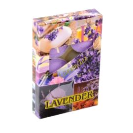 Adpal Lavender vonné lis. sviečky 6ks 27483
