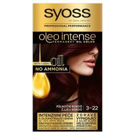 Syoss Oleo Intense 3-22 Polnočné Bordó farba na vlasy