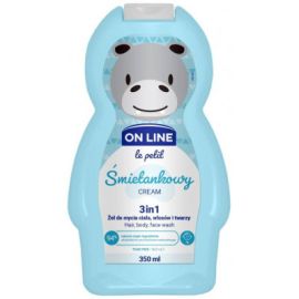 ON LINE Cream 3v1 detský šampón na vlasy 350ml