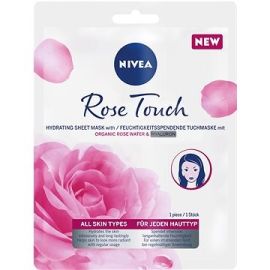 Nivea Rose Touch pleťová textilná maska 1ks