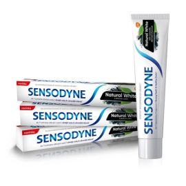 Sensodyne Natural White zubná pasta s aktívnym uhlím 75ml