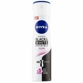 Nivea Black & White Invisible Clear 48H antiperspirant 150ml