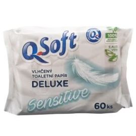 Q Soft Deluxe Sensitive vlhčený toaletný papier 60ks