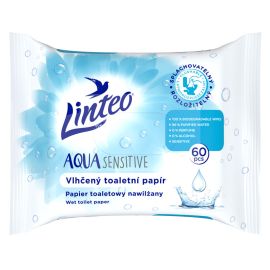 Linteo Aqua Sensitive vlhčený toaletný papier 60ks