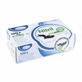 Rukavice hygienické 100ks Nitril XL čierne