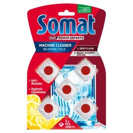 Somat Machine Cleaner Lemon čistiace tablety do umývačky riadu 5ks